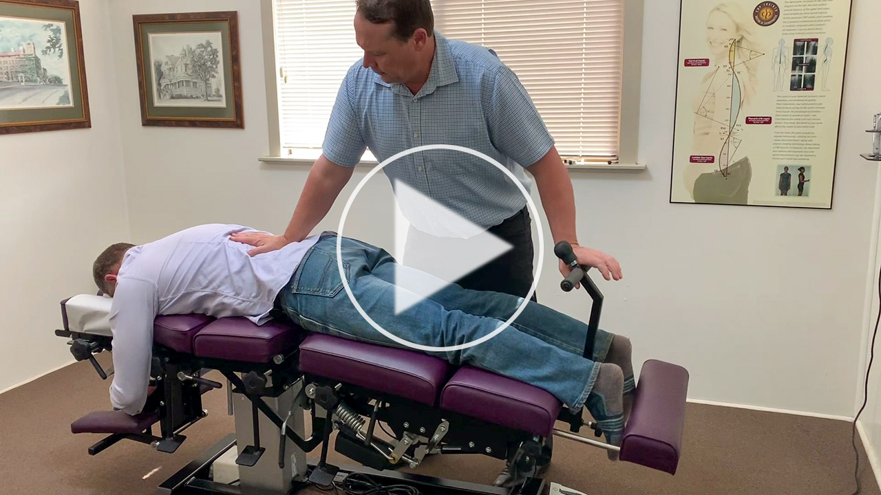 Flexion Distraction chiropractic technique - video keyframe